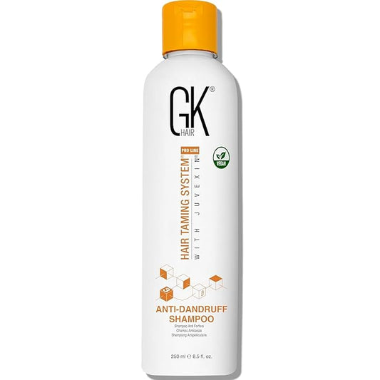 GK HAIR Anti-Dandruff Shampoo Leaving Your Scalp Refreshed and Hair Soft, Smooth – Sulfate-Free Shampoo for Dry Damaged Hair for Men and Women 8.5 Fl Oz