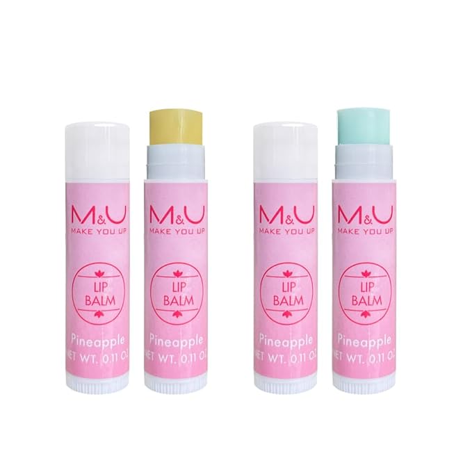 4 Piece Lip & Hand Luxury Set | 2 Moisturizing Balms + 2 Hydrating Creams, Vegan Skincare Essentials for Adults & Youths