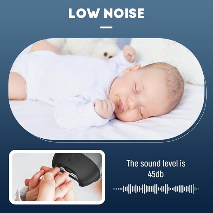 Electric Nail Clipper, 3-in-1 Automatic Nail Trimmer Toe Nail Clippers with Nail Scraps Storage, Safety Electric Nail File for Thick Toenails, Adult, Seniors (Pink)