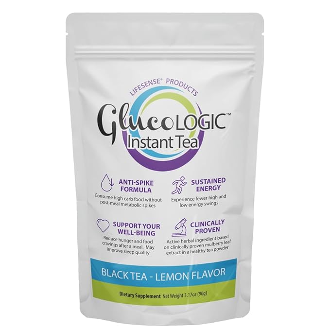 LifeSense GlucoLogic Functional Tea – Post-Meal Glycemic Spike Support | White Mulberry Leaf Premium Tea Blend | Smart Carb-Blocker, Reduce Hunger & Cravings, Keto-Friendly (90 grams/30 servings)