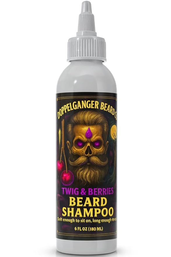 Beard Shampoo for men – Deep Clean Beard Wash with Aloe & ACV for Softer, Fuller Beards, Dandruff & Itch Control, Explosive Lather & Lightweight Conditioning with Incredible Scents