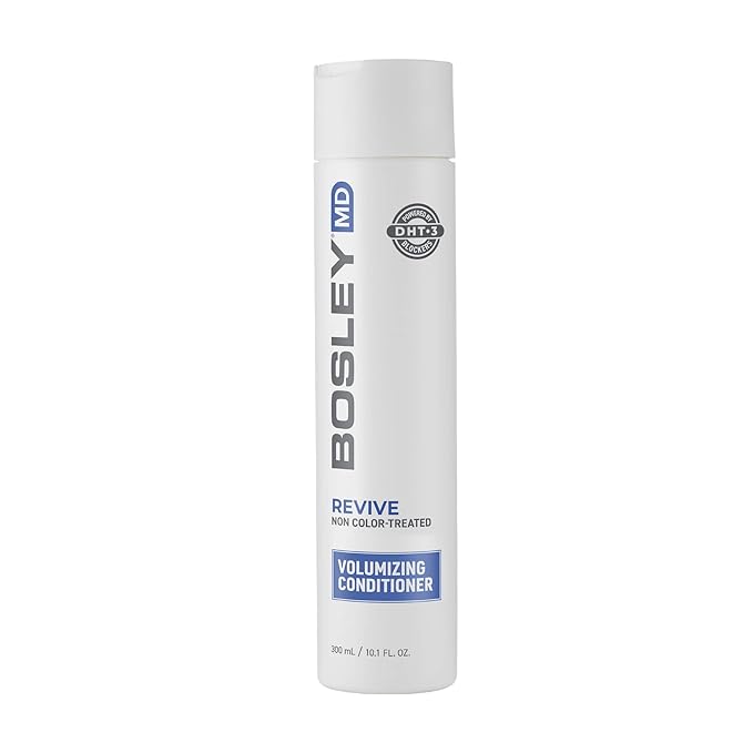 BosRevive Volumizing Conditioner for Noticeably Thinning, Non Color-Treated Hair – DHT-Blocking Saw Palmetto, Biotin Strengthening, Niacin Revitalizing & Panthenol, Vegan, Sulfate-Free 10.1 Fl Oz