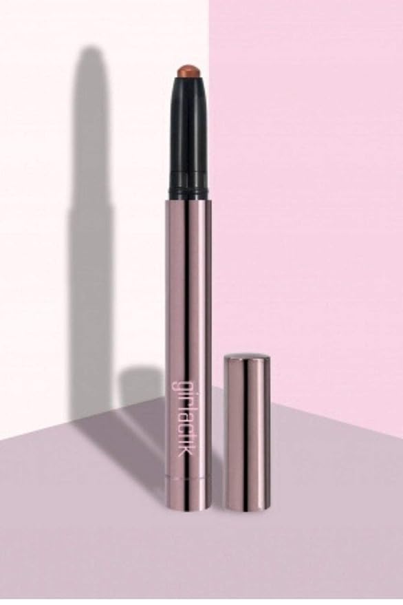 Girlactik Shadow Stick – Long-Wearing Cream Eyeshadow Stick, Blendable & Smudge-Resistant Eye Makeup – Vegan, Cruelty-Free, Easy One-Swipe Application (Desert)