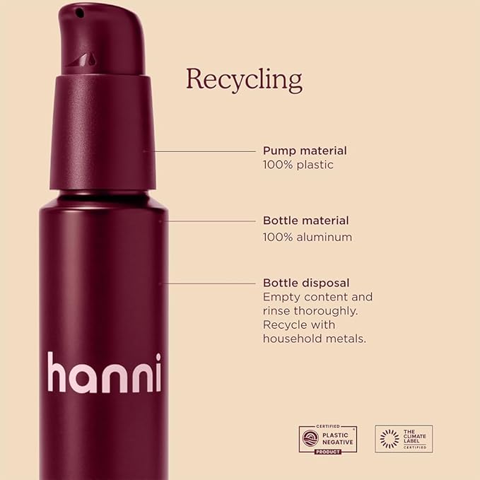 HANNI Good Aura Dry Body Oil, Lightweight After-Shower Moisturizer with Jojoba, Coconut, Baobab, and Buriti Oils, Non-Greasy Skincare for Soft Skin, 100 mL / 3.38 oz