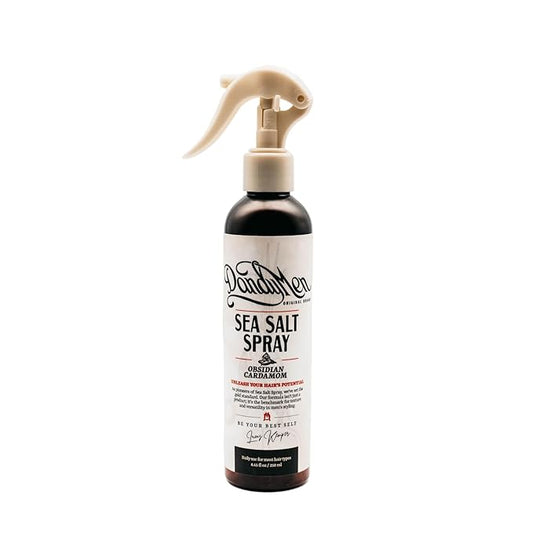 Sea Salt Spray for Men – Lightweight Texture, Volume, and Flexible Hold Hair Texture Spray with Epsom Salt & Pro-Vitamin B5 (8.45 oz, Obsidian Cardamom)