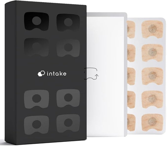 Intake Breathing Refill Tabs (90 Count) – Magnetic Nasal Strips for Sleeping – Snoring Solution – for Better Breathing, Sleep & Exercise, All-Night Comfort