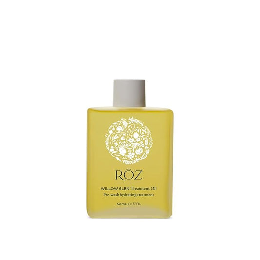 RŌZ Willow Glen Treatment Oil - Multi-Purpose, Organic Vegan Nourishing Oil for Hair, Scalp & Body, Vegan, Cruelty Free, 2 Fl. Oz. / 60 Ml