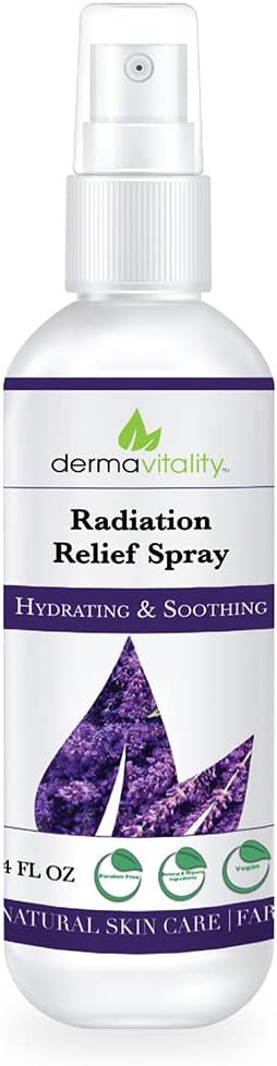 UltimateVitality Radiation Burn Relief Spray - Calendula Spray for Radiation Treatment, Natural Organic Plant Based Moisturizing Soothing Relief for Itchy, Sensitive Skin – 4 Ounces