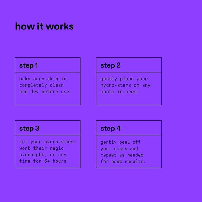 Starface Hydro-Star Recovery BIG PACK, Hydrocolloid Patches with Aloe Vera and Vitamin A, Helps Soothe and Protect Skin After Picking (96 Count)