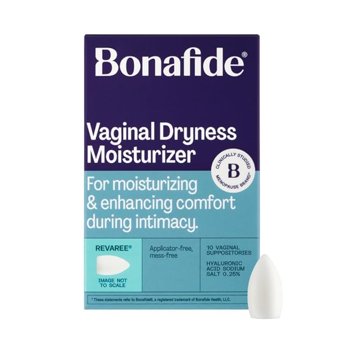 Revaree by Bonafide. Vaginal Moisturizer with 5mg Hyaluronic Acid. — 1-Month Supply (10 Inserts)