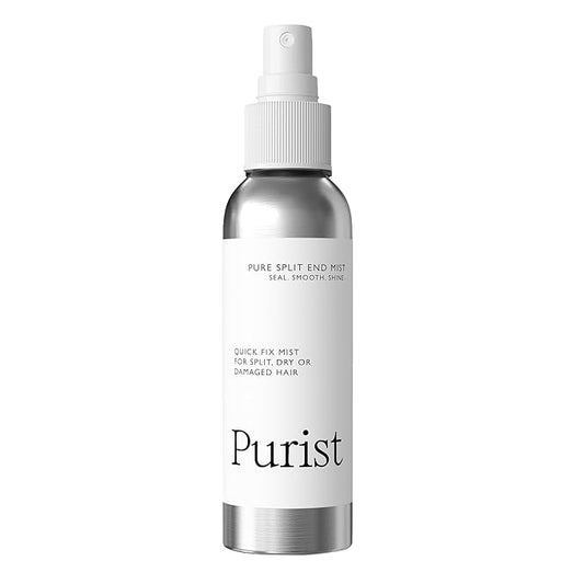Purist Pure Split End Mist Spray | Seals & Smoothens Fragile Ends for Silky Shine & Lasting Softness | Lightweight Leave-In Split Ends Hair Treatment Spray for Hair | Made in USA, 4oz Bottle