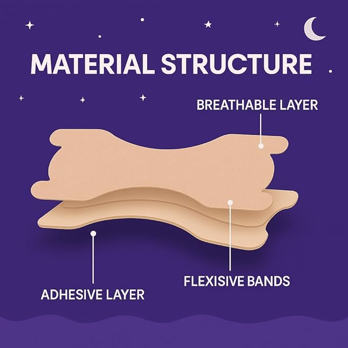 Extra Strength Nasal Strips for Snoring and Nasal Congestion Relief,Drug-Free Breath Better Nose Strips with Strong Adhesive,50% Stronger Lift,Clear Comfortable Design for Sensitive Skin,60 PCS