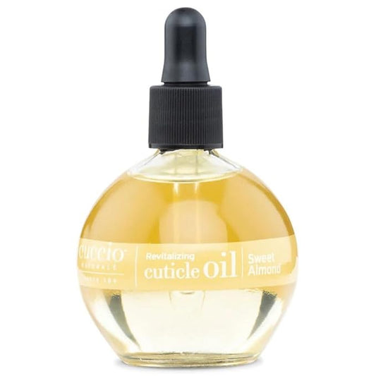Cuccio Naturale Revitalizing Cuticle Oil - Hydrating Oil For Repaired Cuticles Overnight - Remedy For Damaged Skin And Thin Nails - Paraben/ Cruelty-Free Formula - Sweet Almond - 2.5 Oz