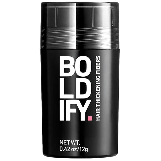 BOLDIFY Hair Fibers (12g) - Fill In Thinning and Fine Hair for an Instantly Fuller, Thicker Look - 14 Shades for Women & Men - Auburn