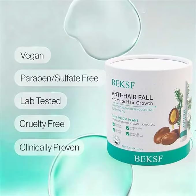 Rosemary Hair Oil, a lightweight rosemary essential oil spray, suitable for all scalps and hair, free of parabens and sulfate surfactants, 15ml. (2, 10.5ml)