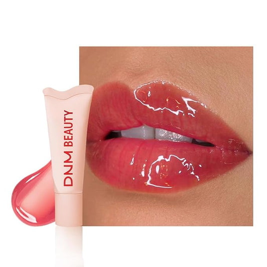 Tinted Lip Serum Melting Lip Balm, Hydrating Tinted Lip Balm For A Glossy Finish & Soft, Nourished Lips with Plumping Polypeptides, Supple Lips, Vegan & Cruelty-Free (02#Melon Pop)