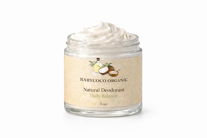Natural Deodorant – Daily Balance – Aluminum Free, Gentle Everyday Odor Protection, Handmade in Miami, 3 oz