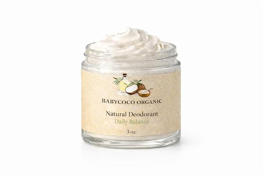 Natural Deodorant – Daily Balance – Aluminum Free, Gentle Everyday Odor Protection, Handmade in Miami, 3 oz