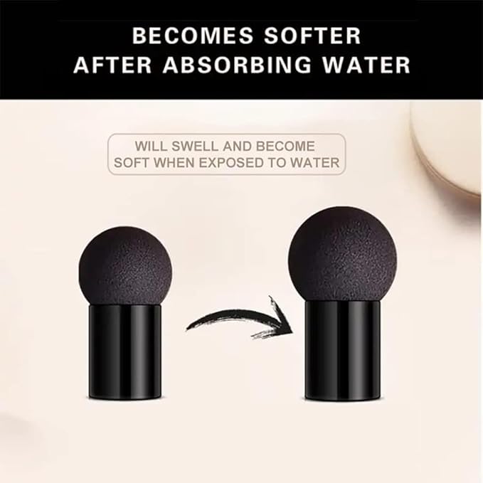 O'CHEAL Mushroom Head Air Cushion BB Cream Foundation Cream for Face Makeup Concealer Cushion for Face Comestics Make Up Cushion Compact Ivory