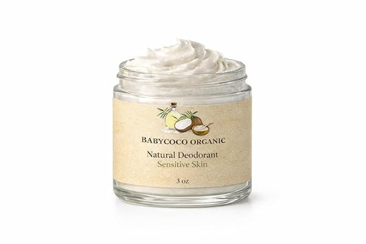 Natural Deodorant – Sensitive Skin, Aluminum Free, Baking Soda Free, Gentle Formula for Delicate Skin, Handmade in Miami, 3 oz
