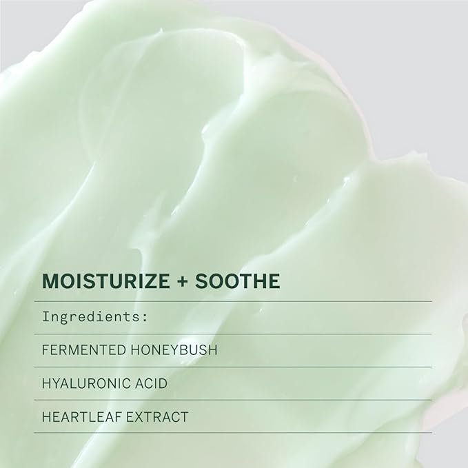 FACETORY Urban Calm Barrier Cream Hydrating Face Moisturizer with Hyaluronic Acid, Fermented Honeybush Daily Moisturizer Face Cream for Aging, Oily, Dry, Sensitive Skin, Mini Travel Lotion 0.5 Fl Oz