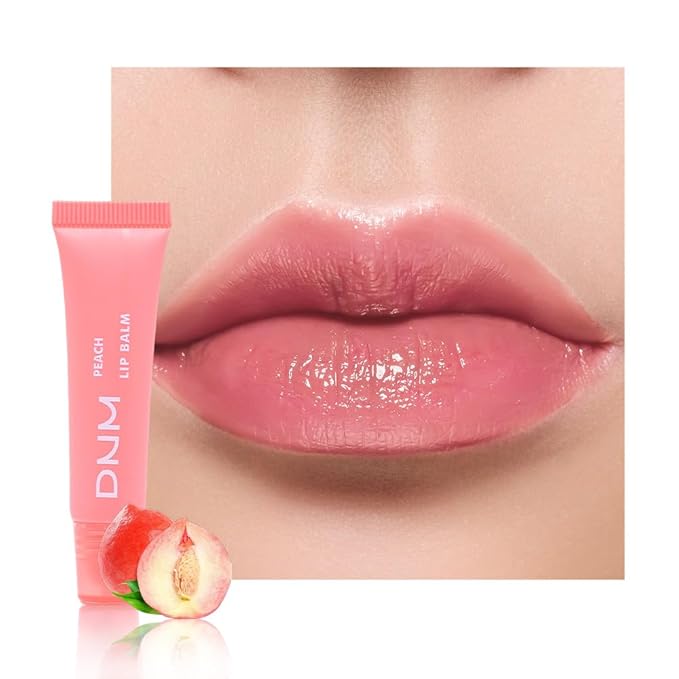 evpct Nourishing Moisturizing Tinted Lip Balm for A Sheer Tint of Color, Softens Smooths Hydrates Moisturizes, Lip Care Gloss Plumper Stain for Women Dry & Chapped Lips, 03# PEACH (0.21 Ounze)