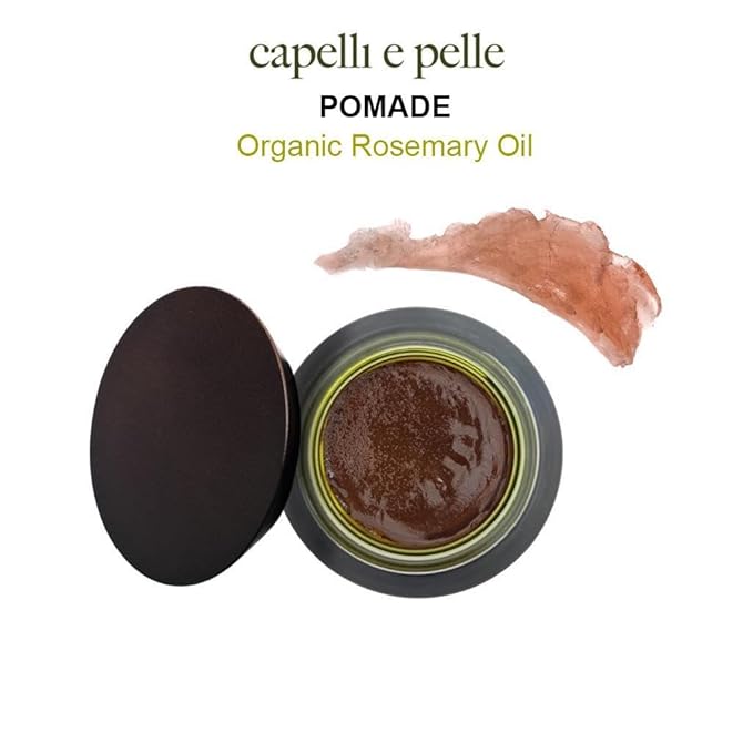 POMADE, With Rosemary Oil -Medium Hold & Shine - Hair Pomade for Black Men & Women to define Waves, Dreadlocks & Braids - Rosemary Oil with Fragrance -Hair Growth & Scalp Care- 100ml