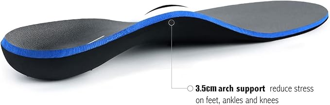 Plantar Fasciitis Feet Insoles Arch Supports Orthotics Inserts Relieve Flat Feet, High Arch (Mens 16-16 1/2)