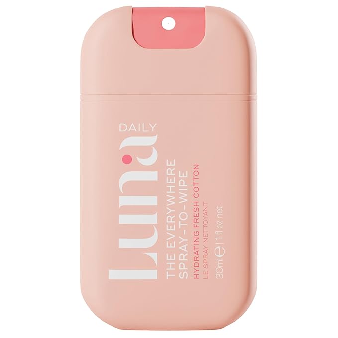 Luna Daily Body Cleansing Spray | Hydrating pH-Balanced Feminine & Body Mist | Gentle & Moisturizing for Intimate Hygiene, Underarms & Private Parts | Travel Essential for Women, Gym & Daily Care,30ml