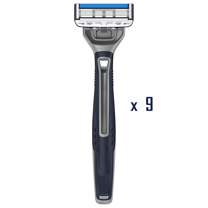 Barbasol Ultra 6 Plus Premium Disposable Razor Value Pack Bundle (3 Packs/9 Total Razors)