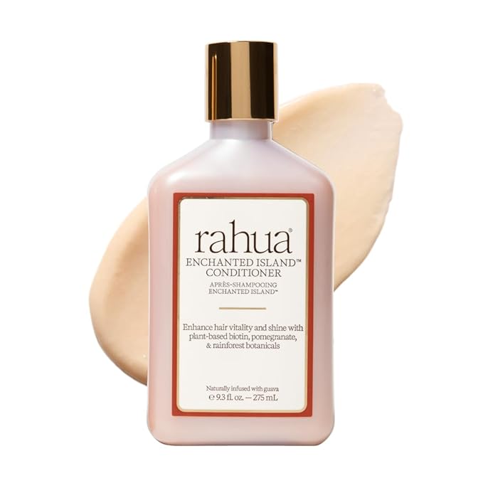 Rahua Enchanted Island Hair Conditioner, Vegan, Deep Conditioning for Medium to Thick Hair, Strengthening Formula with Biotin, Oil, Quinoa, Pomegranate, Coconut & Guava Scent, 9.3 Fl Oz