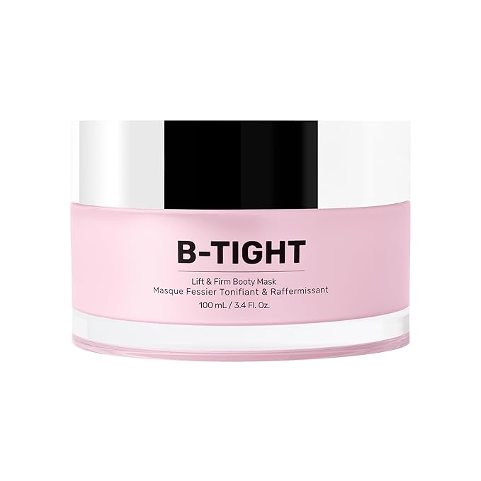 MAËLYS B-TIGHT Lift & Firm Booty Mask - Skin Tightening & Firming Cream for Booty & Thighs - Cellulite Cream with Caffeine & Brazilian Peppertree - Butt Mask for Smooth-Looking Skin (3.4 Fl Oz)
