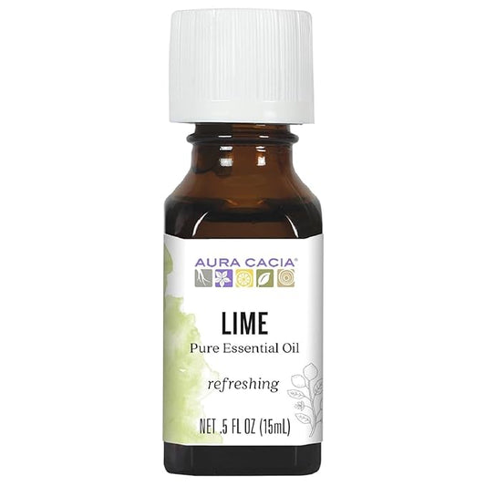 Aura Cacia Essential Oil, Freshening Lime, 0.5 Fluid Ounce