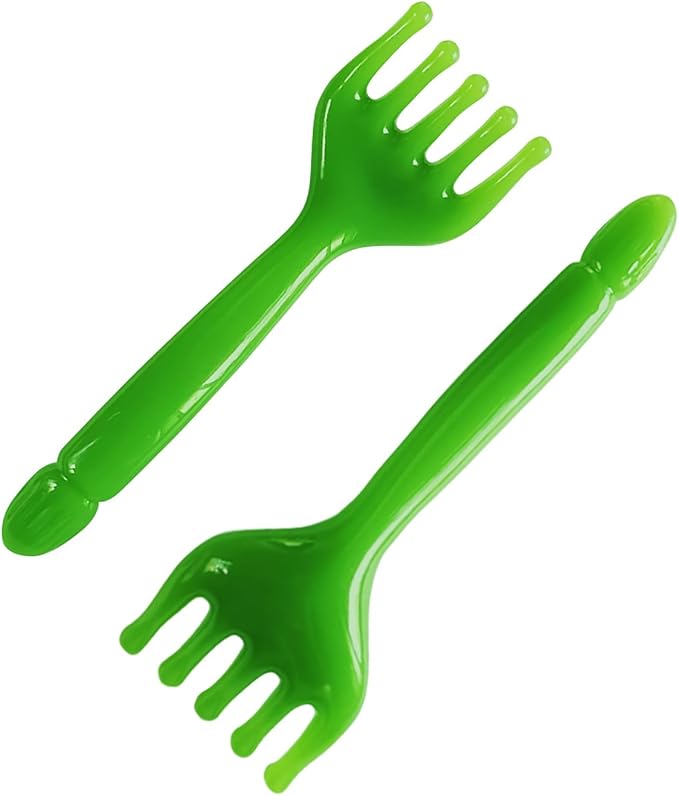 GSHOW Scalp Massager Handheld Comb Resin Relax Massage Tool - Manual Relaxation Tool for Soothing Head Massage - Set of 2