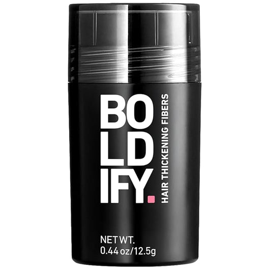 BOLDIFY Hair Fibers (12.5g) - Fill In Thinning and Fine Hair for an Instantly Fuller, Thicker Look - 14 Shades for Women & Men - Medium Blonde