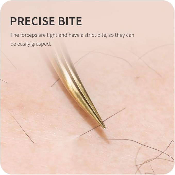 Lash Tweezers for Eyelash Extensions,Precision Fiber Tip for Volume Eyelash Extensions,Lash Extension Tweezers for Easy Application and Removal-A02+05+06