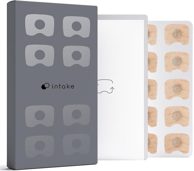 Intake Breathing Refill Tabs (60 Count) – Magnetic Nasal Strips for Sleeping – Breathing, Sleep & Exercise, All-Night Comfort