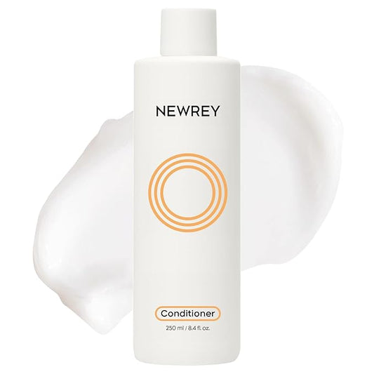NEWREY Hydrating Conditioner for Dry, Damaged Hair - 8.4oz | Moisture Repair Treatment with Hydrolyzed Keratin & Coconut Oil for Smooth, Shiny, Manageable Hair