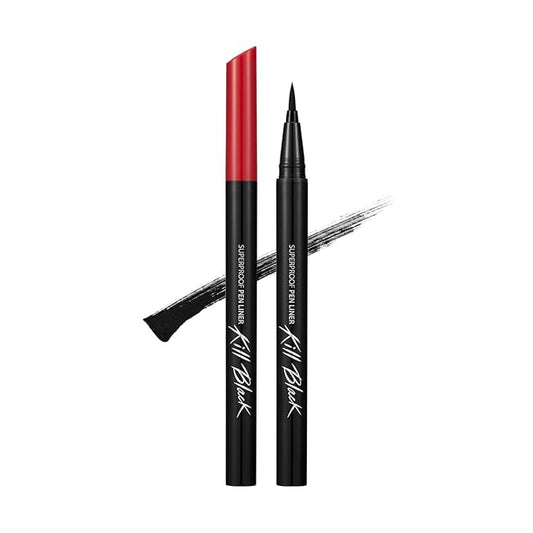 CLIO Superproof Pen Liquid Eye Liner, Precision Tip, Long Lasting, Smudge-Resistant, High-Intensity Color (001 BLACK (NEW))