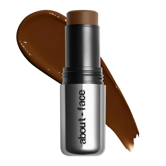 about-face Beach Freak Bronzer Stick Surf Curse– Ultra-Creamy, Vegan Bronzer & Contour Stick with Skincare Benefits – Dewy Finish – Hydrating Formula with Daikon Seed Extract – Medium