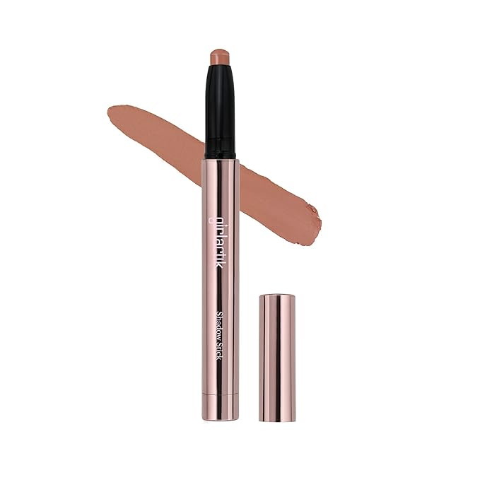 Girlactik Shadow Stick – Long-Wearing Cream Eyeshadow Stick, Blendable & Smudge-Resistant Eye Makeup – Vegan, Cruelty-Free, Easy One-Swipe Application (Nutmeg)