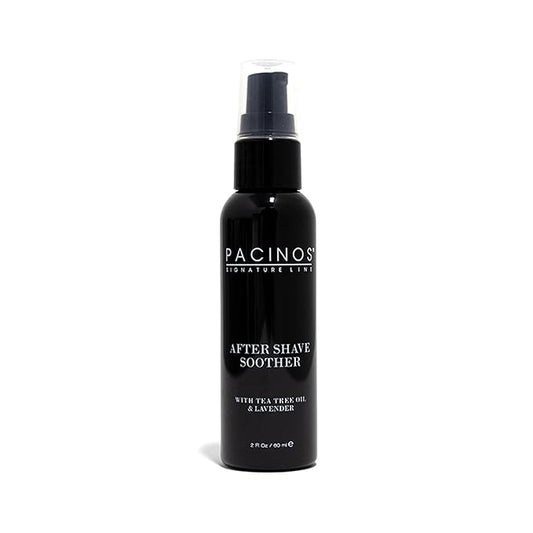 Pacinos After Shave Soother for Men - Moisturizes the Skin and Helps to Prevent Razor Bumps and Ingrown Hairs - With Soothing Lavender and Tea Tree Oil - Helps to Calm Irritating Razor Burn - 2 oz