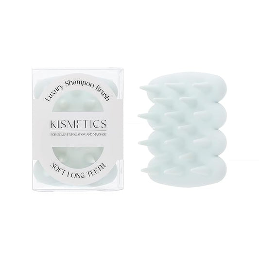 Luxury Shampoo Brush, Scalp Massager and Exfoliator Features Soft Bristles to Aid in Dandruff Relief, Increase Circulation, Stimulate Hair Growth for Healthy Looking Hair