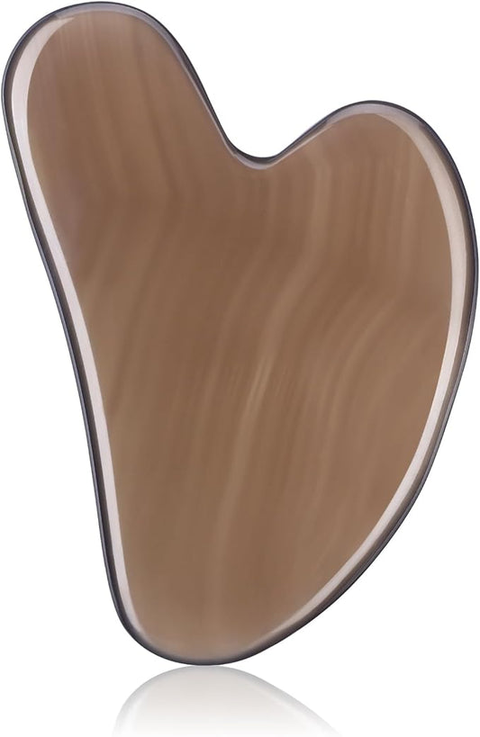 rosenice Gua Sha Facial Tools Gua Sha Agate Stone for Face Skincare Facial Body for Gray