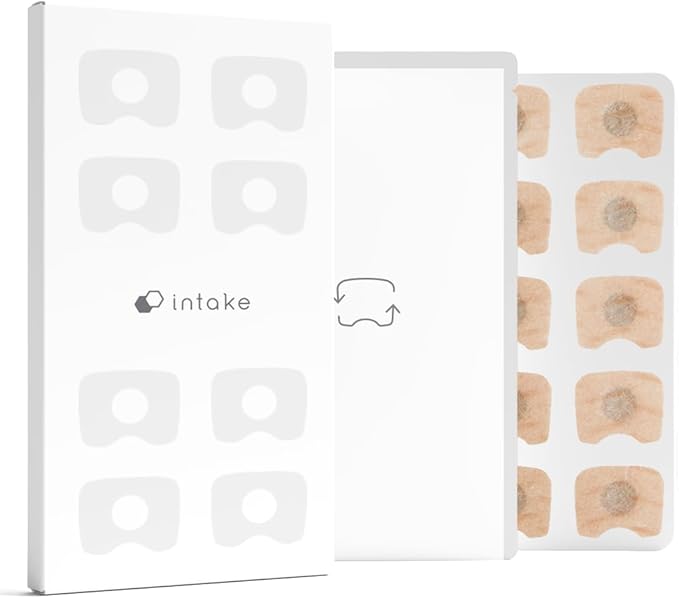 Intake Breathing Refill Tabs (30 Count) – Magnetic Nasal Strips for Sleeping – Snoring Solution – for Better Breathing, Sleep & Exercise, All-Night Comfort