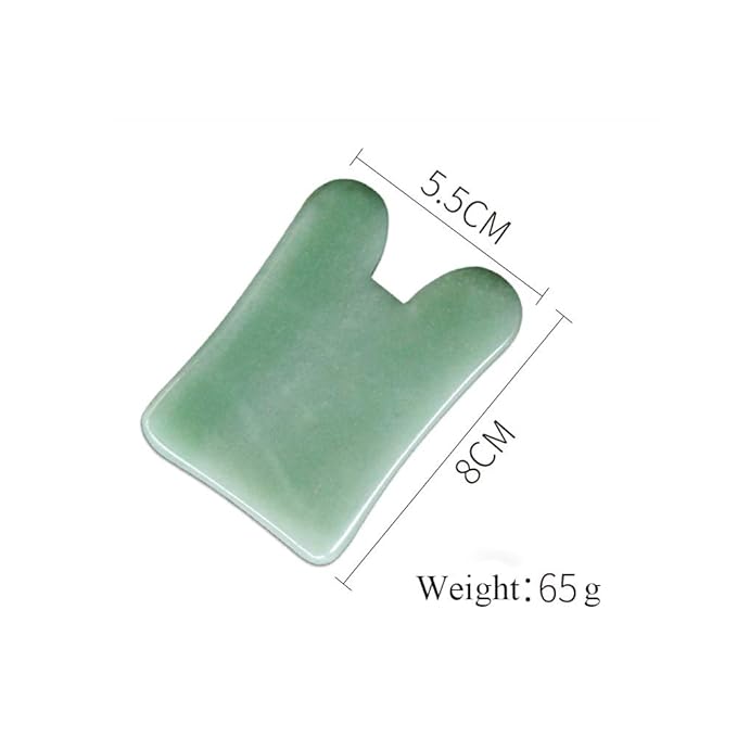 Gua Sha Facials Tools for Nose Massage Tools Board Natural Jade Stone for SPA Acupuncture Therapy Trigger Point Treatment