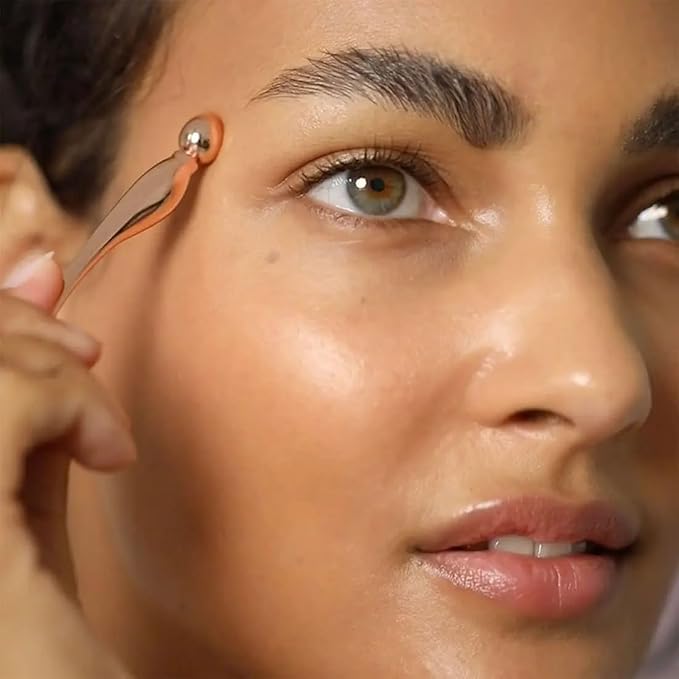 ODACITE Face Sculpting Tool & Facial Acupressure Massage Pen - Mon Ami Skincare Tools - Muscle Scraper for Face Lifting and Anti-Aging Wand Targets Puffiness, Wrinkles & Dark Under-Eye Circles