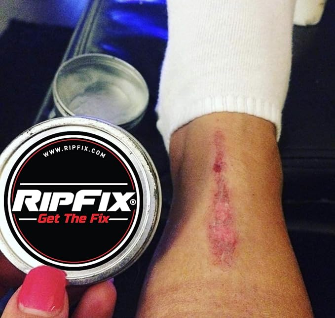 RipFix Hand Repair Balm for Dry Cracked Hands, Hand Salve for Gymnastics and Rock Climbers, Rip Fix Climbing Salve for Men and Women, Premium Gymnast Balm for Hardworking Hands, 2 Classic 1.34 oz Tins
