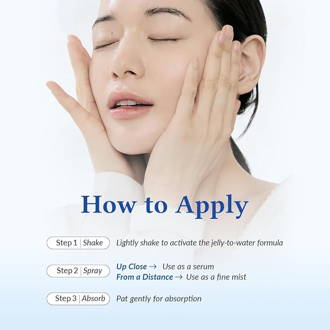 Dr.Althea Aqua Marine Jelly Mist | Lightweight, Ultra-Fine Facial Mist Spray | Hydrating Serum with PDRN & Triple Hyaluronic Acid | Vegan Korean Skincare, 3.38 fl.oz (Pack of 2)