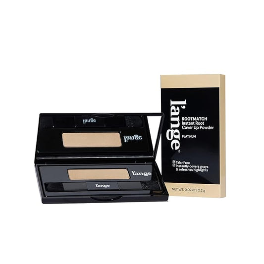 L'ANGE HAIR RootMatch Instant Root Cover Up Powder | Conceals Grays & Sparse Spots | Extends Highlights | Transfer- & Water-Resistant | For All Hair Types (Platinum)